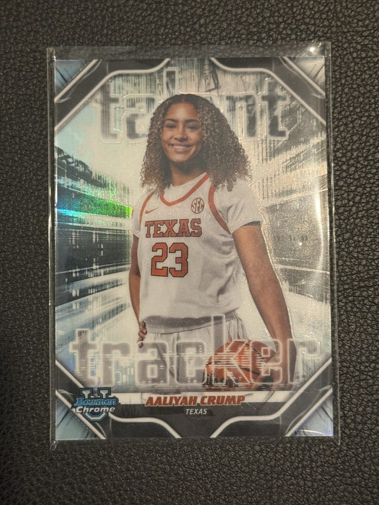 Aaliyah Crump — Bowman Chrome U 'Talent Tracker' Refractor