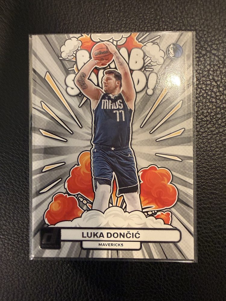 Luka Dončić — Donruss 'Bomb Squad!' Insert
