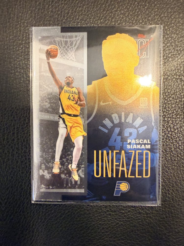 Pascal Siakam — Topps 'Unfazed' Insert (Pacers)