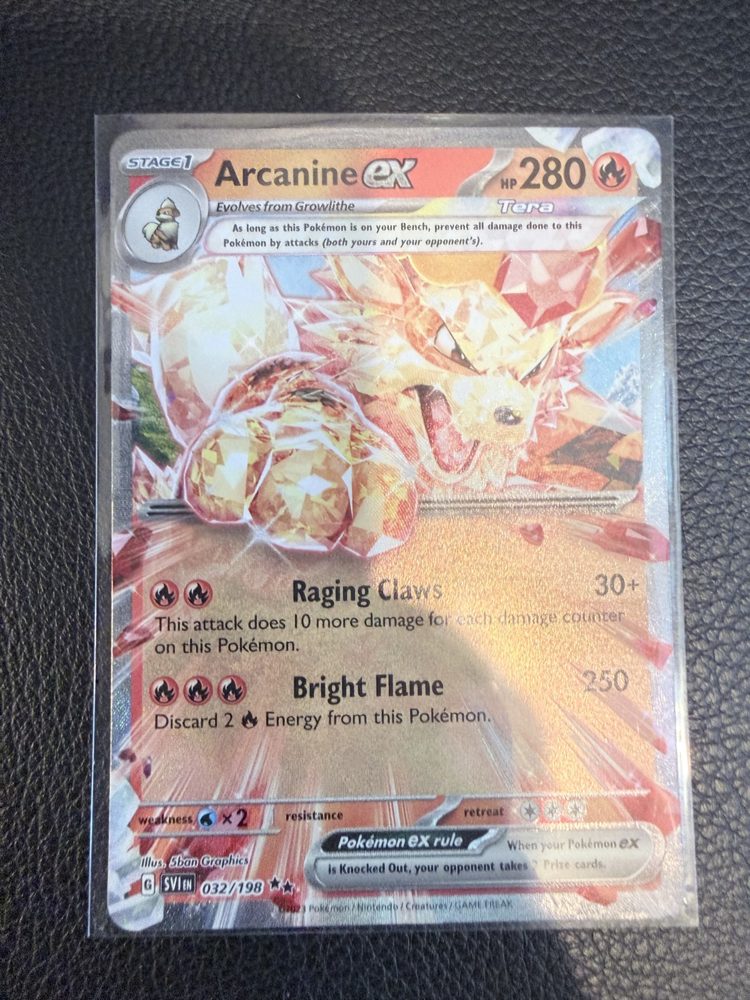 Arcanine ex — Tera (Scarlet & Violet 032/198)