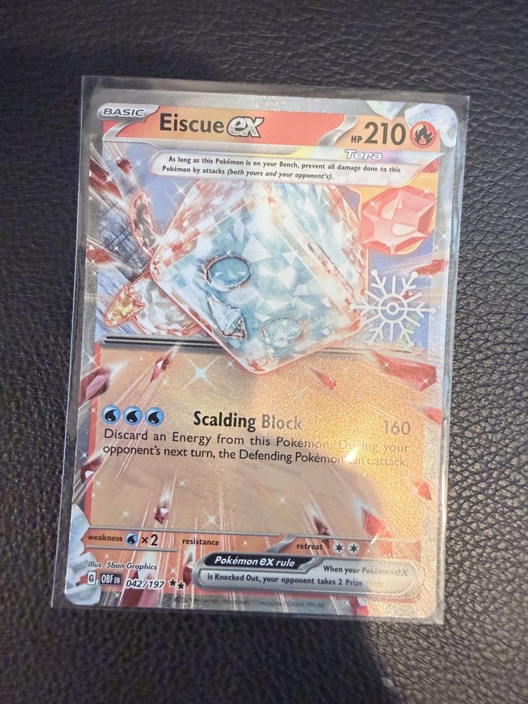 Eiscue ex — Tera (Obsidian Flames 042/197)