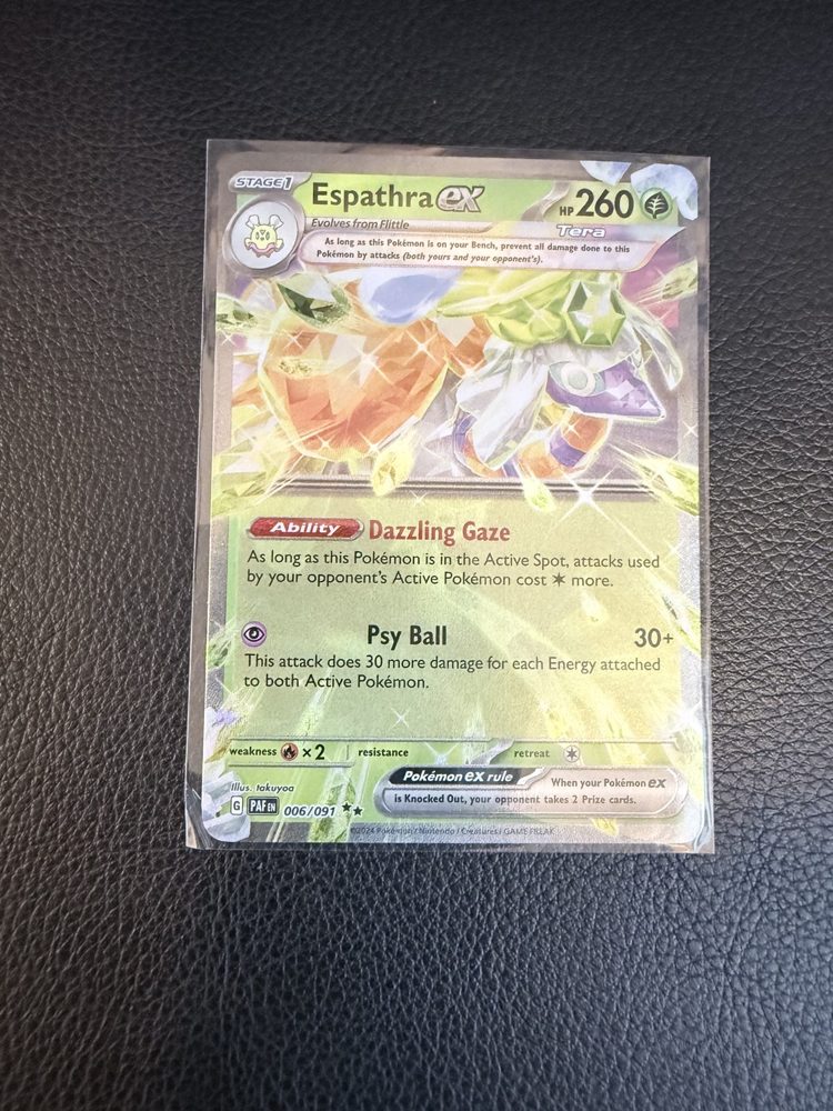 Espathra ex — Tera (Paldean Fates 006/091)