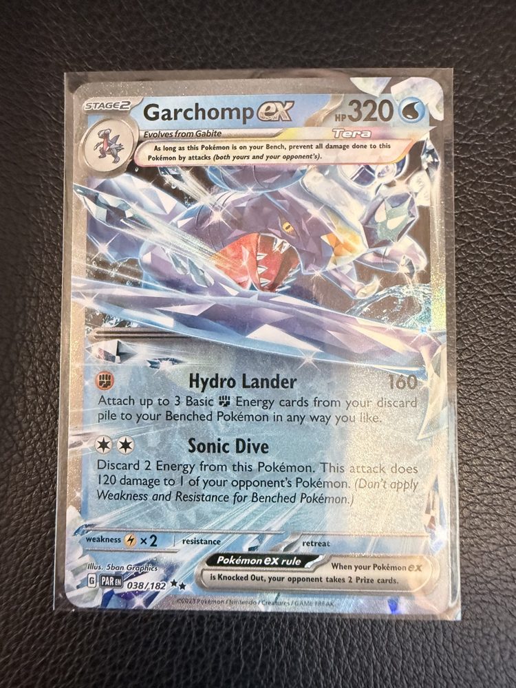 Garchomp ex — Tera (Paradox Rift 038/182)
